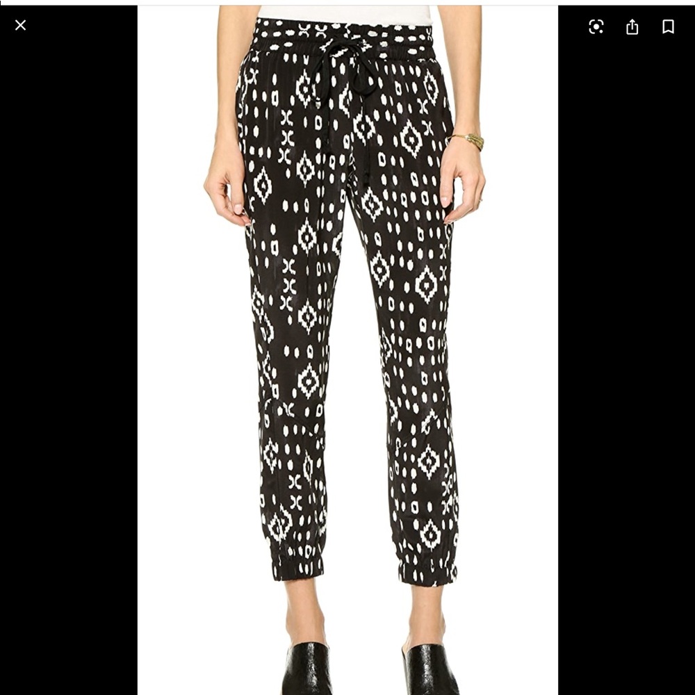 Pam & Gela silk pants